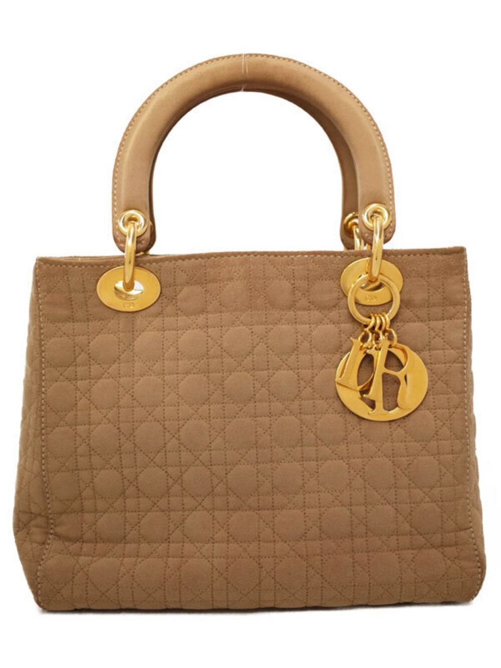 Christian Dior Cannage Quilted Lady Dior 2way bag